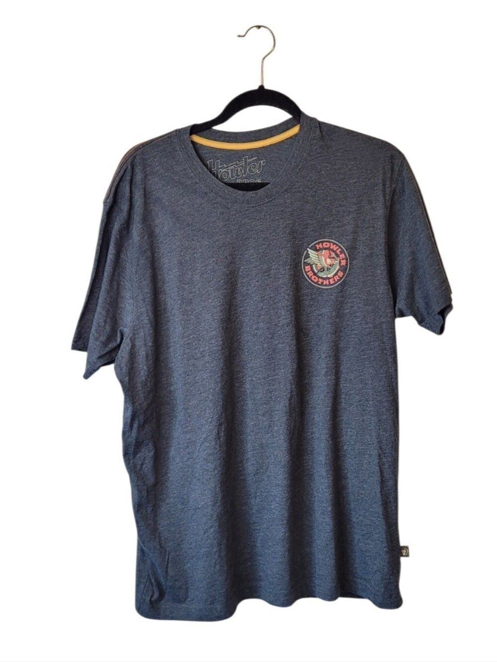 Howler Brothers Heather Charcoal Short-Sleeve Logo Tee Size L